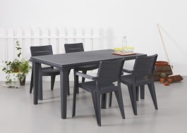 ALLIBERT FUTURA TABLE 165CM RESIN WHITE ALLIBERT FUTURA ΤΡΑΠΕΖΙ ΕΞΩΤΕΡΙΚΟΥ ΧΩΡΟΥ 165CM ΑΠΟ ΡΗΤΙΝΗ ΣΕ ΧΡΩΜΑ ΛΕΥΚΟ